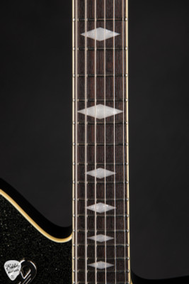 Duesenberg Paloma Baritone Electric Guitar in Black Sparkle