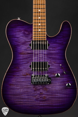 Suhr Modern T - Waterfall Burl Maple & Roasted Swamp Ash - Trans