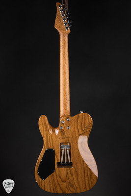 Suhr Modern T – Waterfall Burl Maple & Roasted Swamp Ash Electric Guitar in Trans Purple Burst