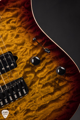 Suhr Modern 7 Quilt Roasted - Bengal Burst - Eddie's Guitars