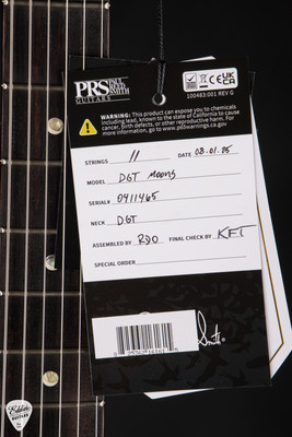 Paul Reed Smith DGT (David Grissom Trem) Electric Guitar in Black Rainbow Hollowflake