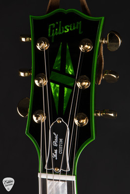 Gibson Custom Shop Made 2 Measure Les Paul Custom Figured Electric Guitar in Green Widow