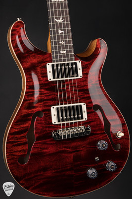 Paul Reed Smith Hollowbody II Piezo Electric Guitar in Red Tiger