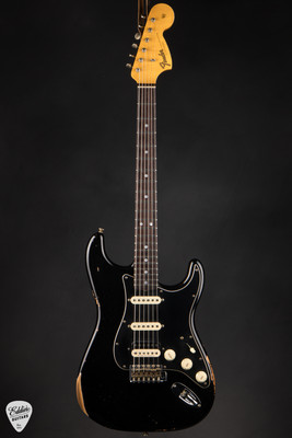 2024 Fender Custom Shop Limited Edition 1967 Stratocaster Relic Aged Black Electric Guitar