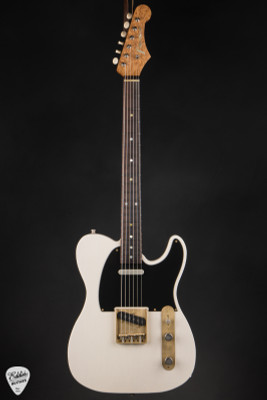 Shock the Fox Fifty8 Five25 Crackle Satin White Electric Guitar