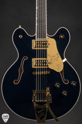 Gretsch Pro Falcon LTD Center Block Double Cut with Bigsby Midnight Sapphire Electric Guitar