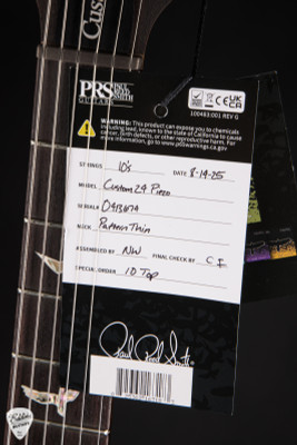 Paul Reed Smith Custom 24 Piezo Charcoal Electric