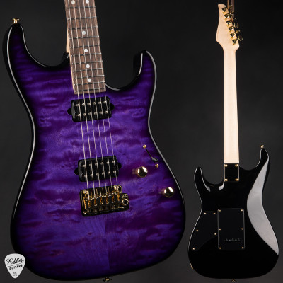 Suhr Standard Thin Burst Limited Edition Electric Guitar in Trans Purple