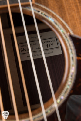 Santa Cruz Style 1 Sinker Redwood & Indian Rosewood Electric Guitar