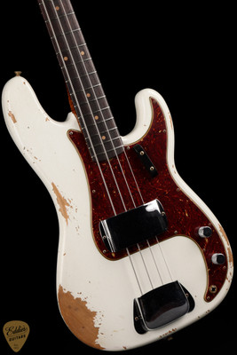 Sale Pending-Fender Custom Shop 1959 Precision Bass Heavy Relic - Olympic White