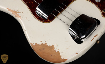 Sale Pending-Fender Custom Shop 1959 Precision Bass Heavy Relic - Olympic White
