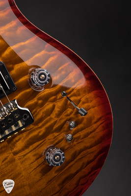 Paul Reed Smith Wood Library Special Special Semi-Hollow Figured Maple Neck electric guitar in Dark Cherry Sunburst