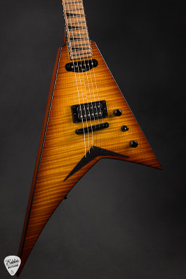 Jackson Custom Shop RR HS TOM electric guitar in Amber Lager Burst