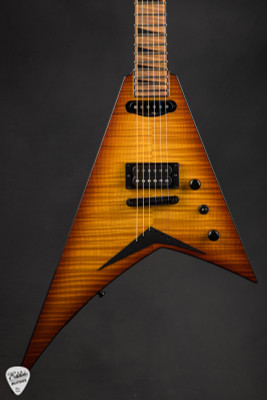 Jackson Custom Shop RR HS TOM electric guitar in Amber Lager Burst