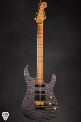 Jackson USA Signature Phil Collen PC1 Satin Electric Guitar in Satin Trans Black