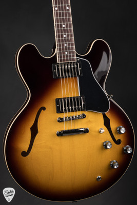 Gibson ES-335 electric guitar in vintage sunburst