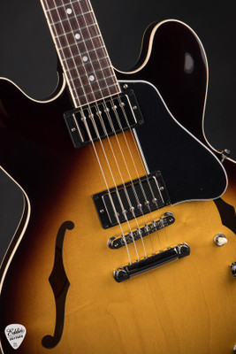 Gibson ES-335 electric guitar in vintage sunburst