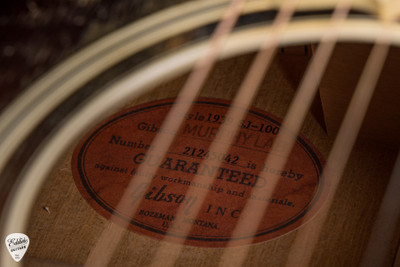 Gibson Murphy Lab 1939 SJ 100 Reissue Heavy Aged acoustic guitar in Faded Vintage Sunburst