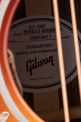 Gibson SJ-200 Studio Rosewood Acoustic guitar in Rosewood Burst