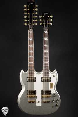 2015 Gibson Custom Shop Mid 60s EDS 1275 Electric guitar in Silver Sparkle