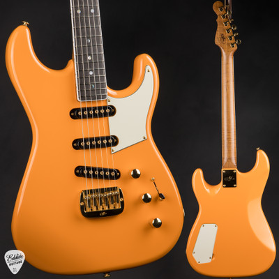 2025 G and L Custom Shop S 500 RMC Electric Guitar in Cadmium Orange