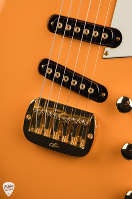 2025 G and L Custom Shop S 500 RMC Electric Guitar in Cadmium Orange