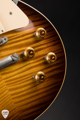 1996 Gibson Custom Shop Historic 1959 Les Paul Standard Reissue electric guitar in Tobacco Burst