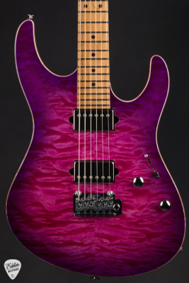 Suhr Modern Quilt Roasted Electric Guitar in Fuchsia Burst