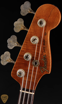 2024 - Fender Eddie's Guitars Exclusive Custom Shop 1964 Jazz Bass Heavy Relic - Blue Sparkle