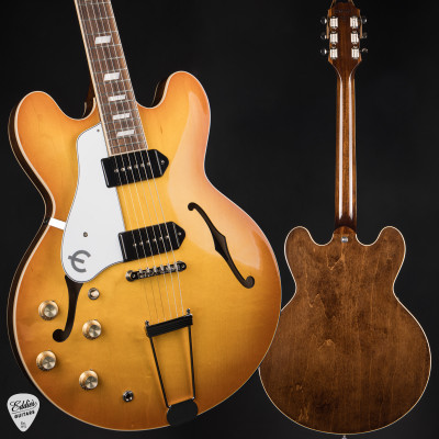 Epiphone Casino USA Collection Left Handed Electric Guitar in Royal Tan