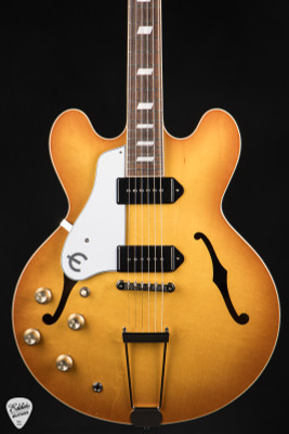 Epiphone Casino USA Collection Left Handed Electric Guitar in Royal Tan