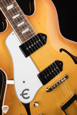 Epiphone Casino USA Collection Left Handed Electric Guitar in Royal Tan
