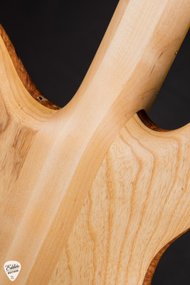 Spector NS2 4 String Neck Thru Bass Guitar in Maple Burl and Swamp Ash