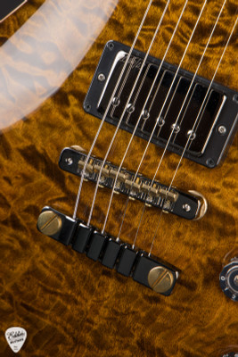 Paul Reed Smith Eddie’s Guitars Wood Library McCarty 594 Singlecut Swamp Ash Stained Figured Maple Neck Electric Guitar in Black Gold Burst