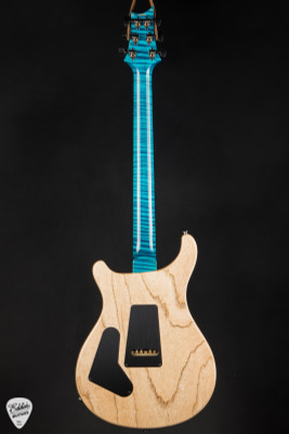 Paul Reed Smith Eddie’s Guitars Wood Library Custom 24 Ebony FB Stained Neck Electric Guitar in Carrol Blue