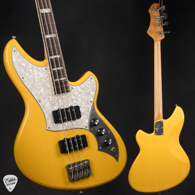 Novo Ivorus Bass Vandalism Yellow Bass Guitar