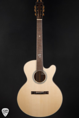 Santa Cruz Fingerstyle Short Scale Custom Acoustic Guitar with Moon Spruce and Cocobolo