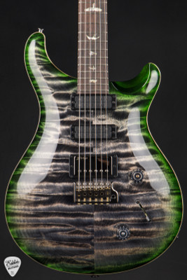 Paul Reed Smith Eddie’s Guitars Wood Library Studio Quilt Top/Stained Maple Neck/Brazilian FB Charcoal Jade Burst