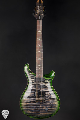 Paul Reed Smith Eddie’s Guitars Wood Library Studio Quilt Top/Stained Maple Neck/Brazilian FB Charcoal Jade Burst