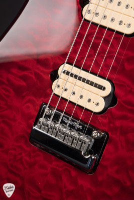 Ernie Ball Music Man BFR JP15 Baritone Electric Guitar in Cherry Creamsicle