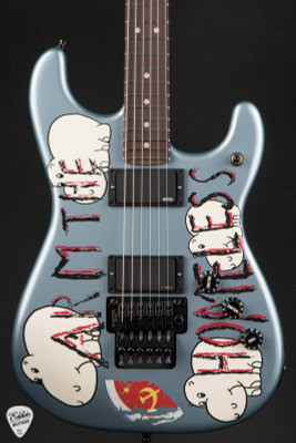 Fender Tom Morello’s “Arm The Homeless” Guitar in Blue Ice Metallic