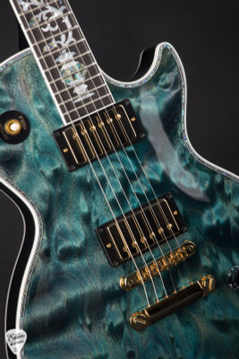 Gibson Custom Shop PSL Les Paul Ultima “Tree of Life” Nordic Blue 9.9 #CS504003