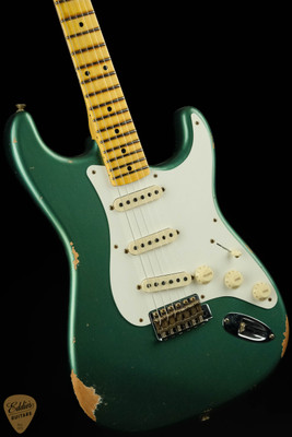 Fender Custom Shop 1957 Stratocaster Relic - Faded Sherwood Green Metallic