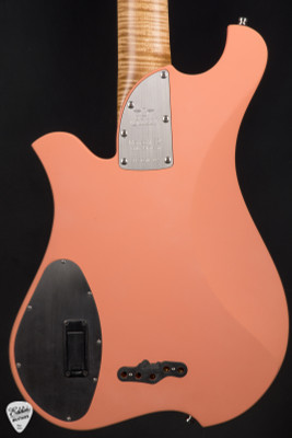 Bacci Marleo 5 String Electric Bass Guitar in Velvet Peach with Parato Waves
