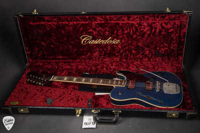 Sale Pending-Castedosa Marianna Semi-Hollow - Aged Blue Sparkle