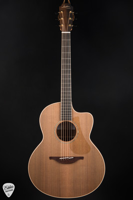 Lowden F35c Acoustic Guitar with Sinker Redwood and Quilted Mahogany