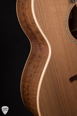 Lowden F35c Acoustic Guitar with Sinker Redwood and Quilted Mahogany