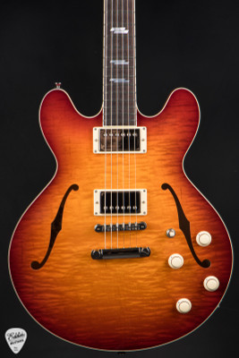 Collings I35 LC Deluxe Custom Inlay/ThroBaks Electric Guitar in Dr. Pepper Burst