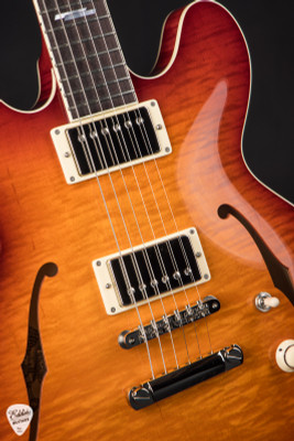 Collings I35 LC Deluxe Custom Inlay/ThroBaks Electric Guitar in Dr. Pepper Burst