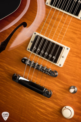 Collings I35 LC Deluxe Custom Inlay/ThroBaks Electric Guitar in Dr. Pepper Burst